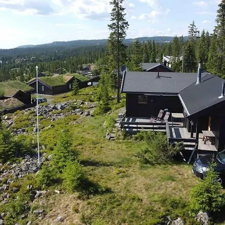 Koselig Familiehytte Pa Romasen Sjusjøen